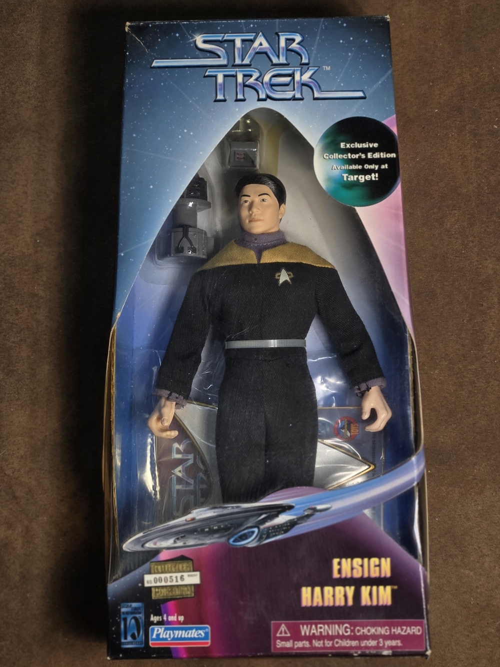 NRFB Vintage 1997 Star Trek Ensign Harry Kim Voyager Playmates Toys #000516